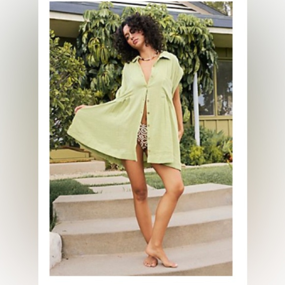 Free People Not So Basic Shirt Dress